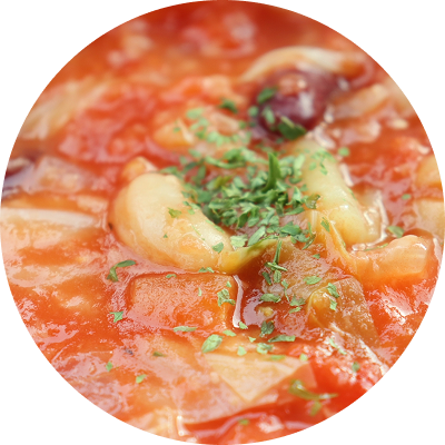 冷凍ピザに合うスープ